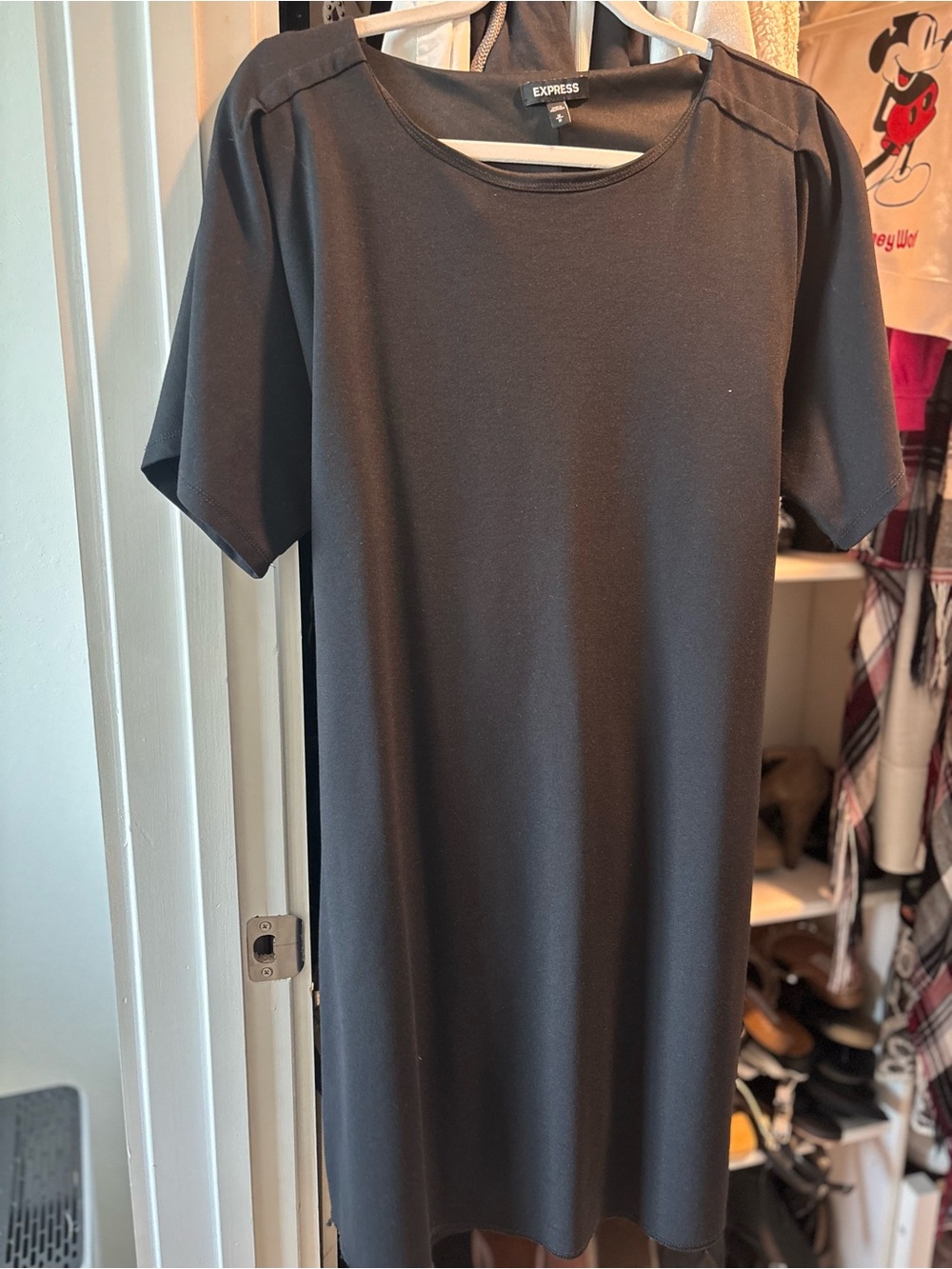 Express Short Sleeve Dress w/ Bow